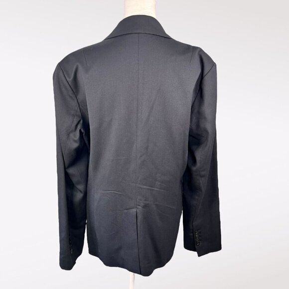 Eddie Bauer Wool Blend Blazer Navy Blue Jacket Size 10 - Picture 5 of 10